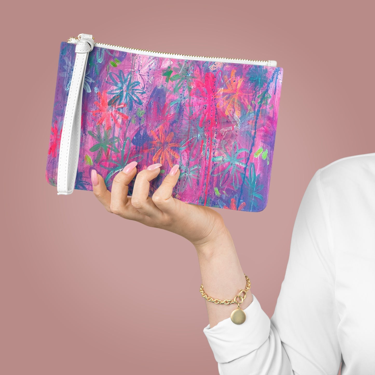 Spring Dawn Vegan Clutch