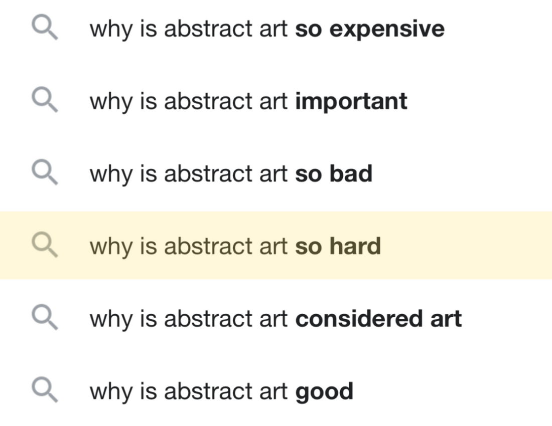 Artists Answer: "Why is abstract art so hard?"