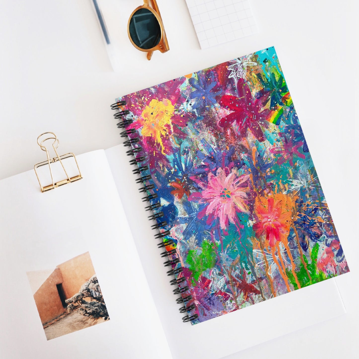 Magia Dei Fiori (Flower Magic) Spiral Notebook